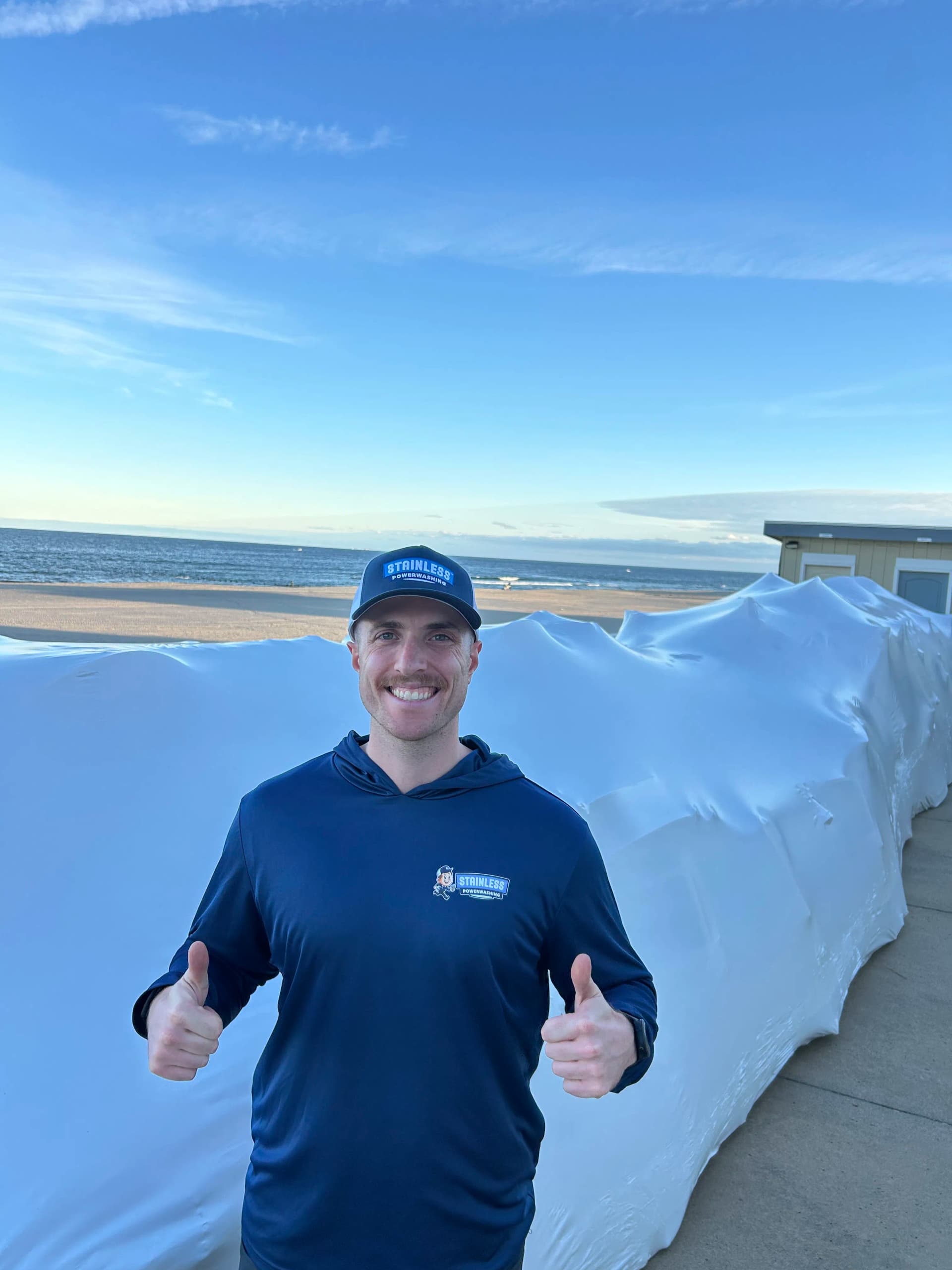 Gallery photos for Outdoor Furniture Shrink Wrapped for Winter in Long Branch: Image #1
