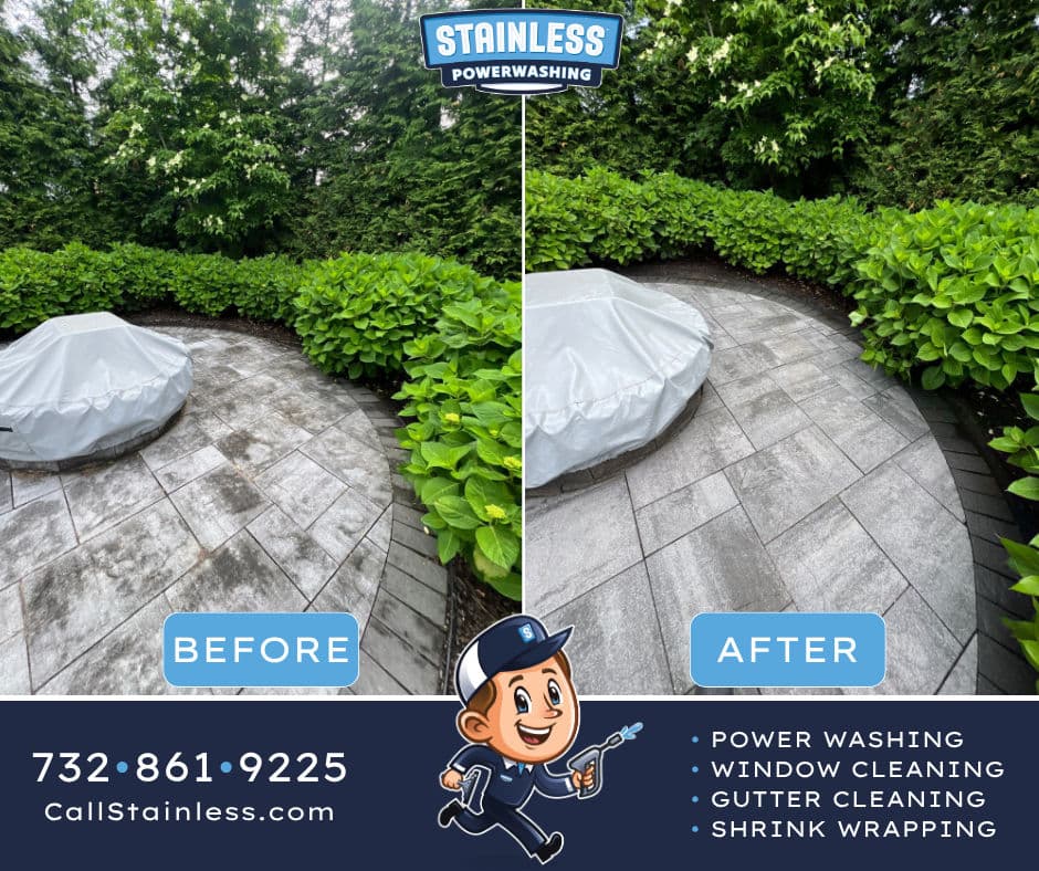 Project Paver Patio Power Washing in Bay Head NJ image
