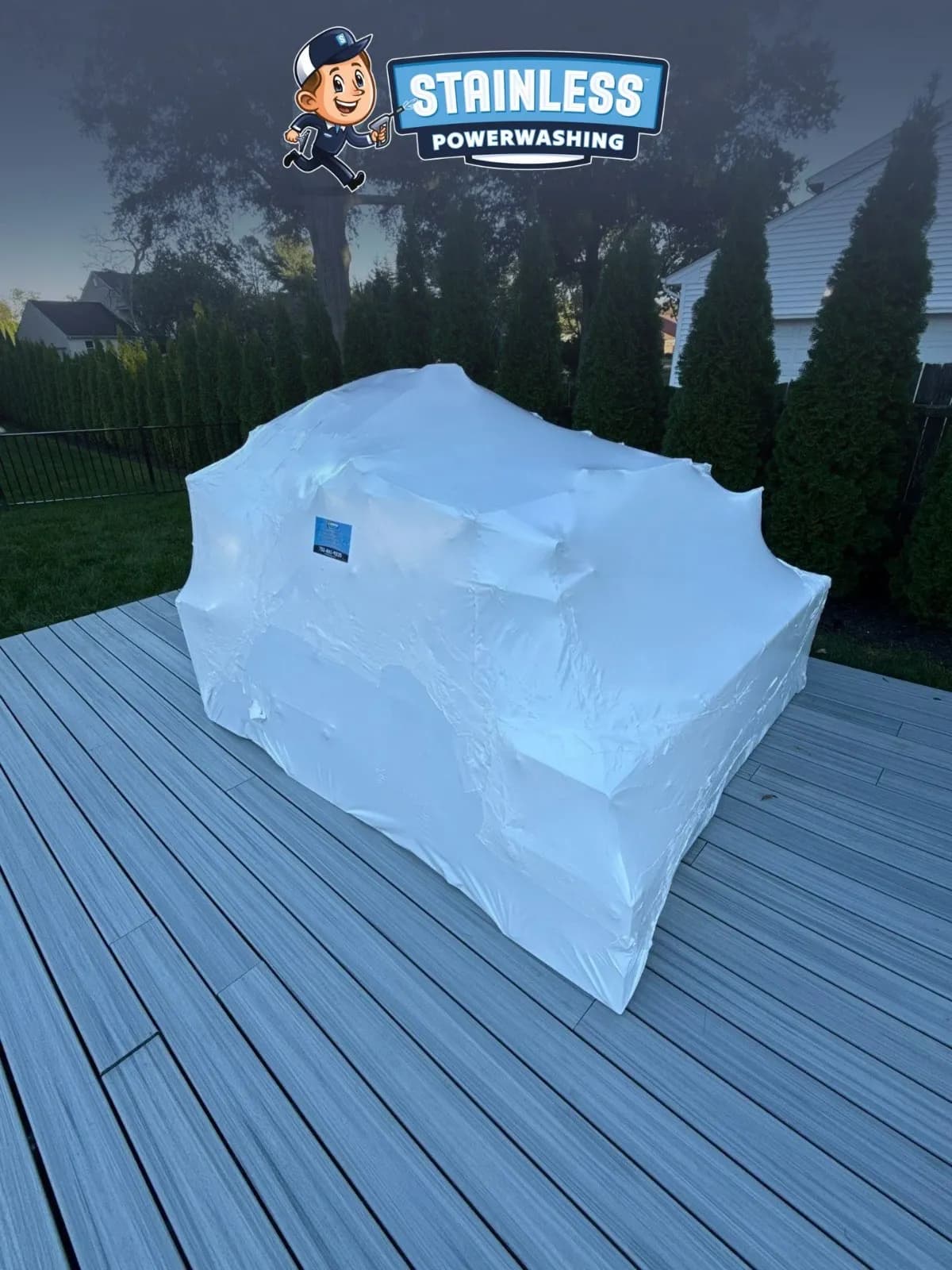 Project Outdoor Furniture Shrink Wrapping in Normandy Beach NJ image