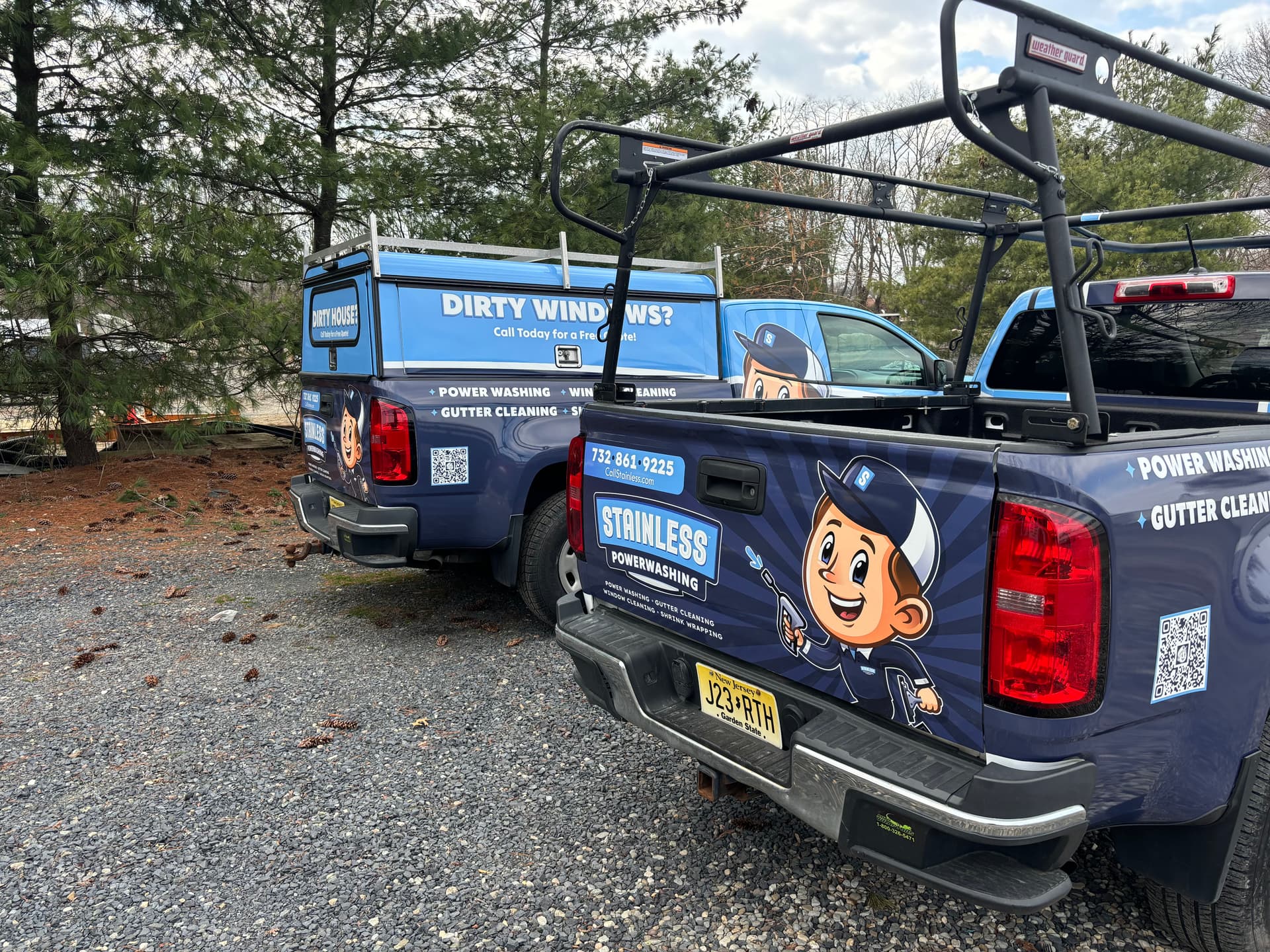 Gallery photos for Stainless Power Washing Hits the Road with Blue Trucks: Image #1