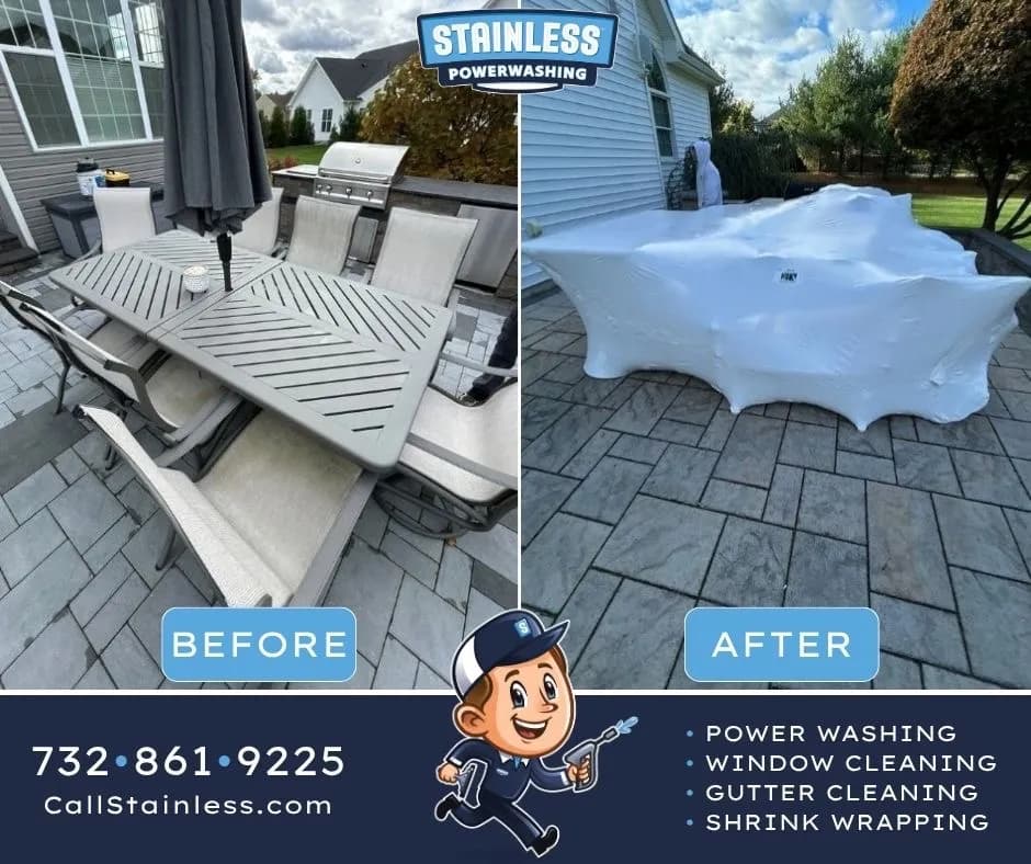 Outdoor Furniture Shrink Wrapping in Little Silver NJ image