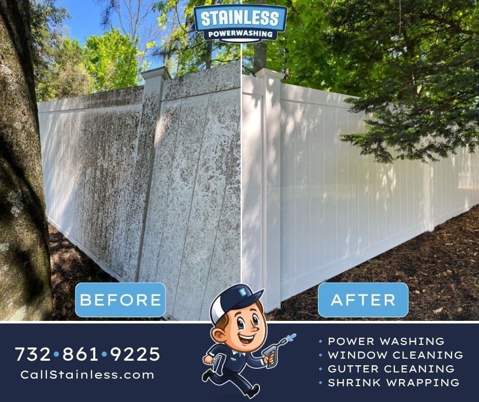 Vinyl Fence Cleaning in Middletown NJ That Actually Works image