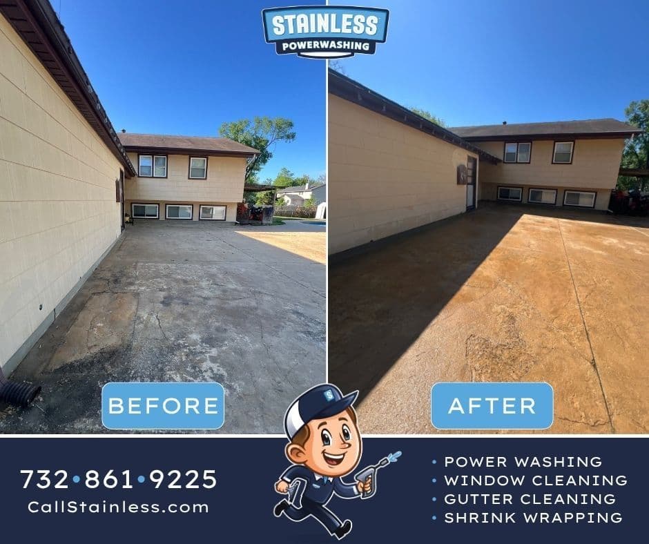 Driveway Concrete Cleaning Done Right in Freehold image