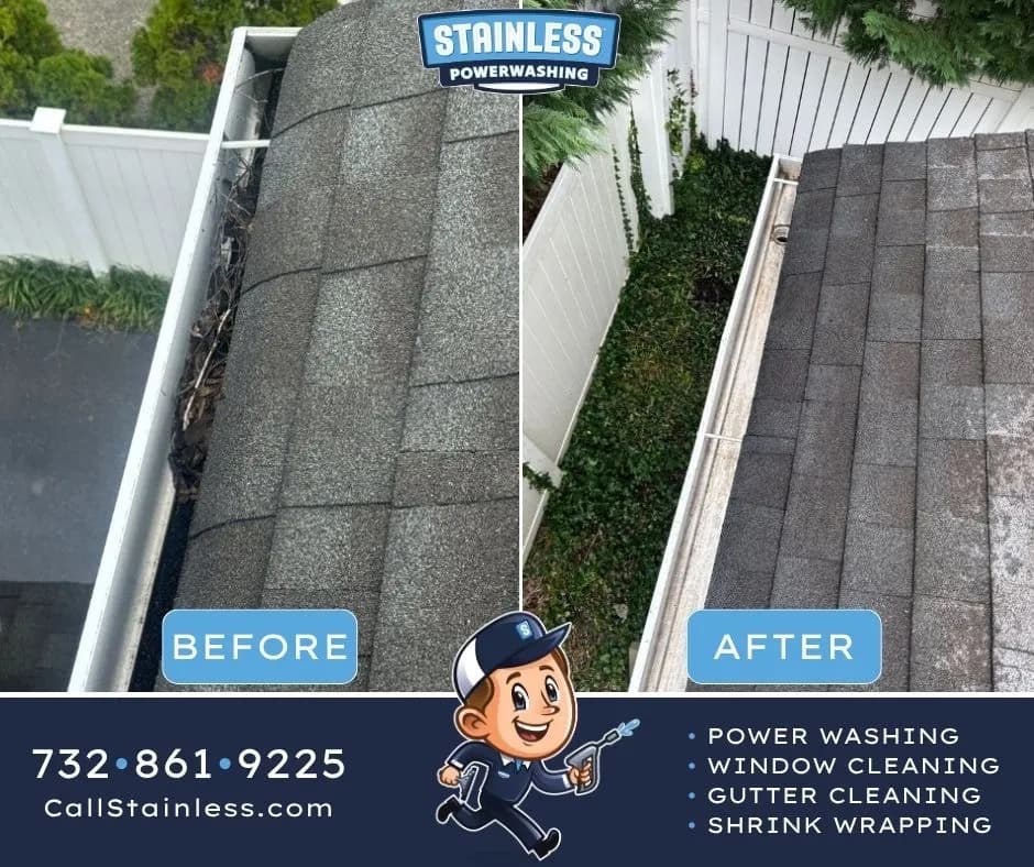 Clogged Gutters in Hazlet NJ Get a Full Cleanout image