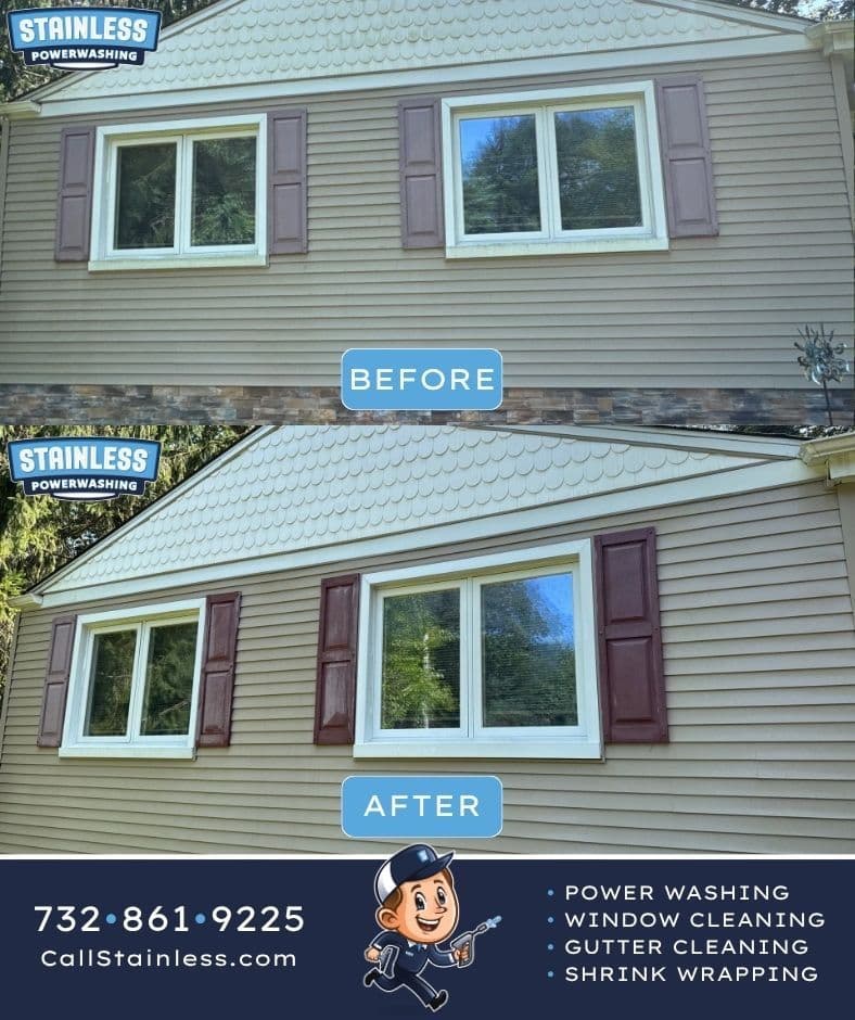 Project House Exterior Sparkles in Fair Haven NJ image