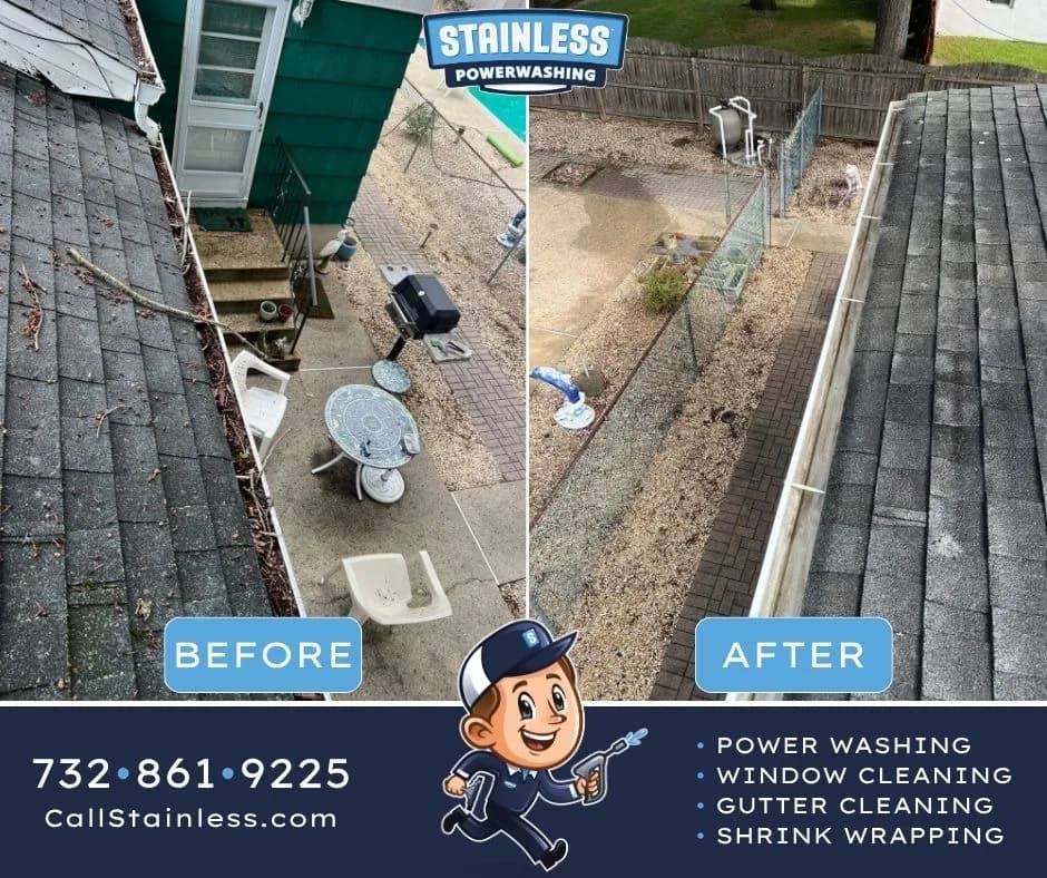 Project Gutter Cleaning Job in Aberdeen NJ Gets Things Flowing Again image