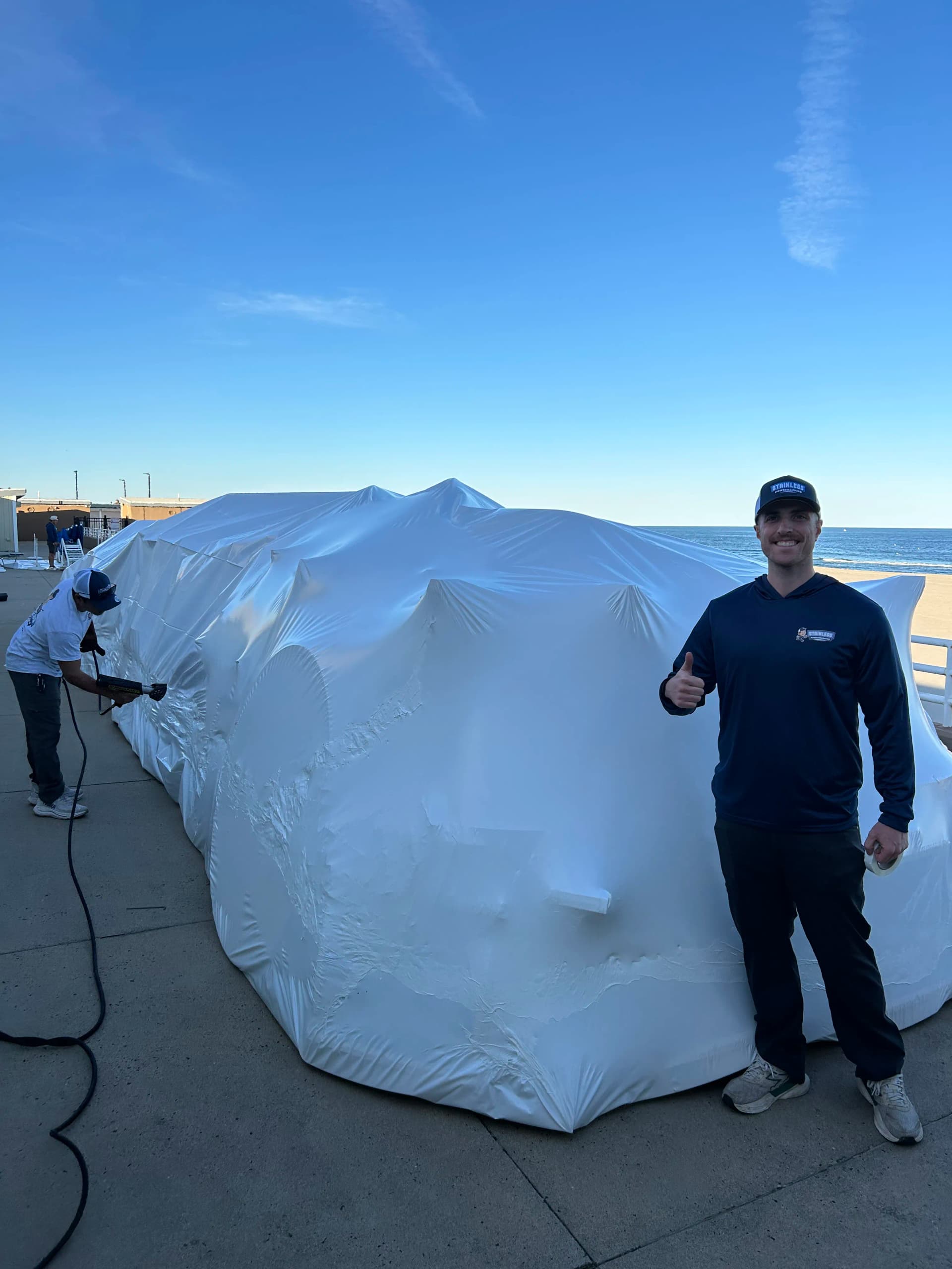 Gallery photos for Outdoor Furniture Shrink Wrapped for Winter in Long Branch: Image #4