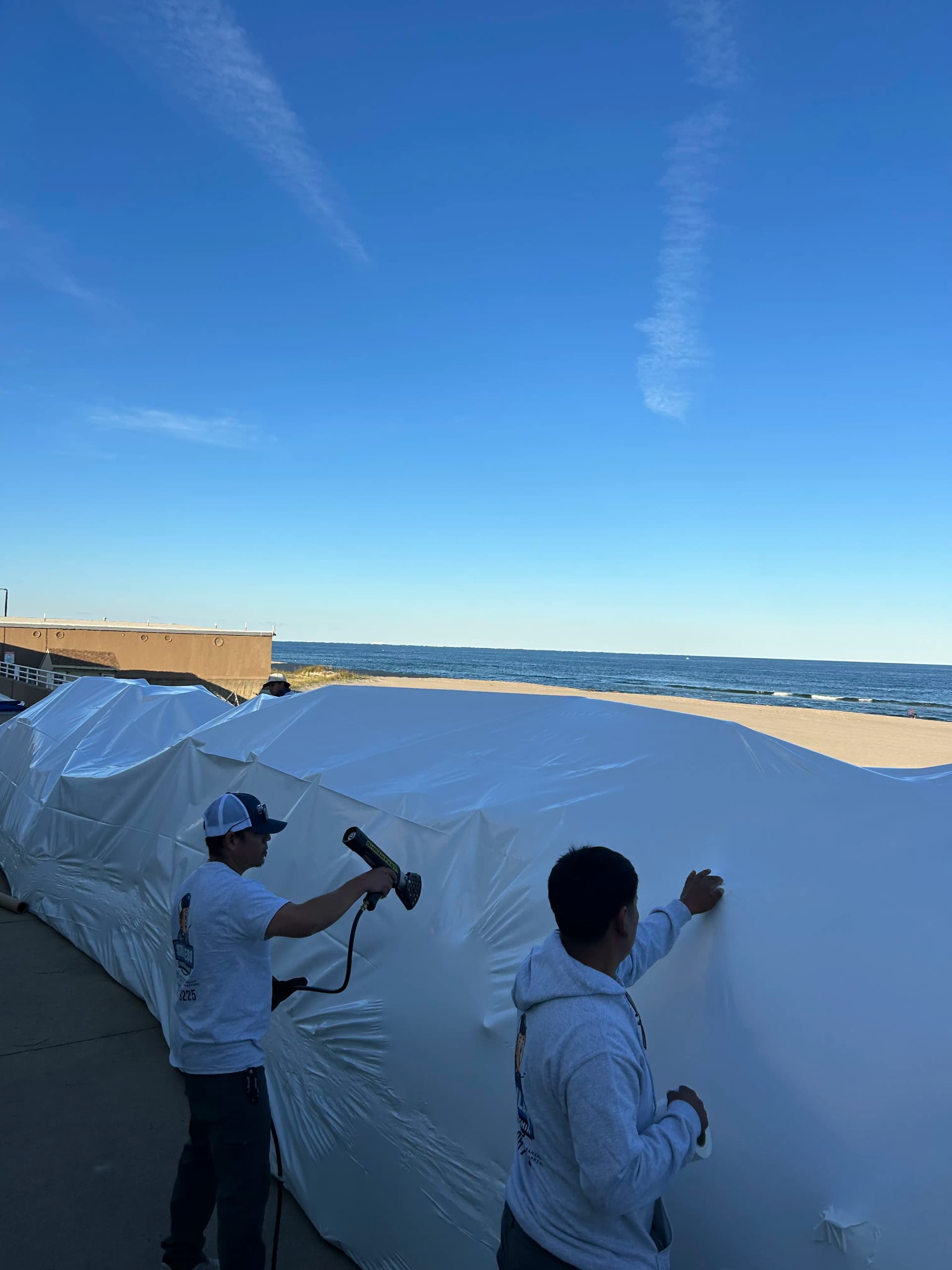 Gallery photos for Outdoor Furniture Shrink Wrapped for Winter in Long Branch: Image #6