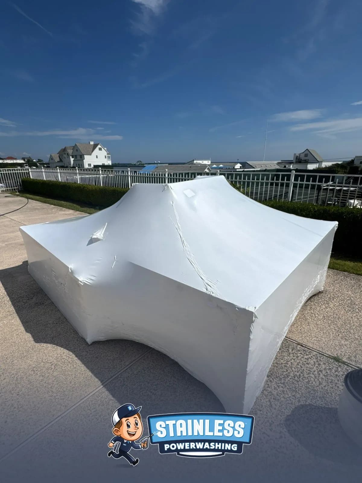 Project Patio Furniture Shrink Wrapping in Colts Neck image