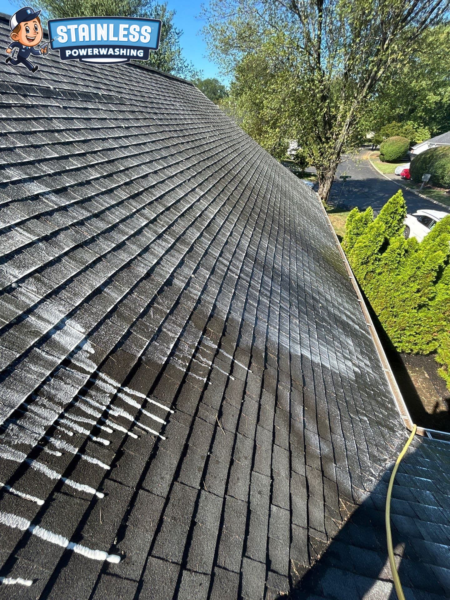 Project Safe and Effective Roof Soft Washing in Freehold NJ image