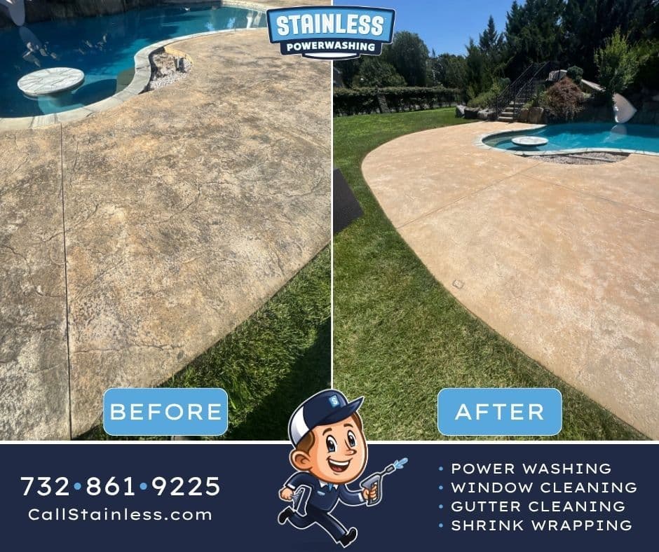 Project Pool Deck Power Wash That Made the Whole Backyard Pop image
