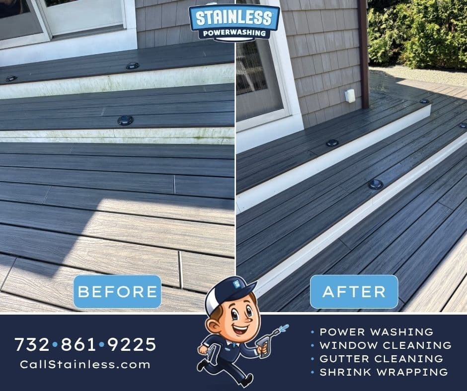 Deck Stair Cleaning in Millstone NJ That Actually Makes a Difference image
