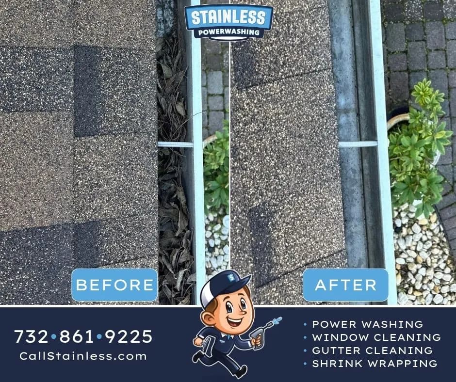Gutter Cleaning in Union Beach Before Winter Sets In image