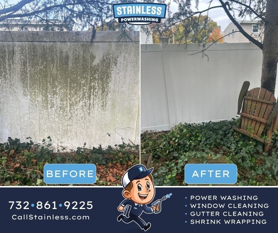 Vinyl Fence Cleaning That Actually Gets It White Again image