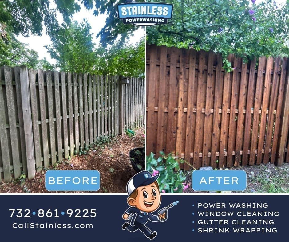 Project Weathered Wood Fence Gets Its Color Back After a Good Wash image