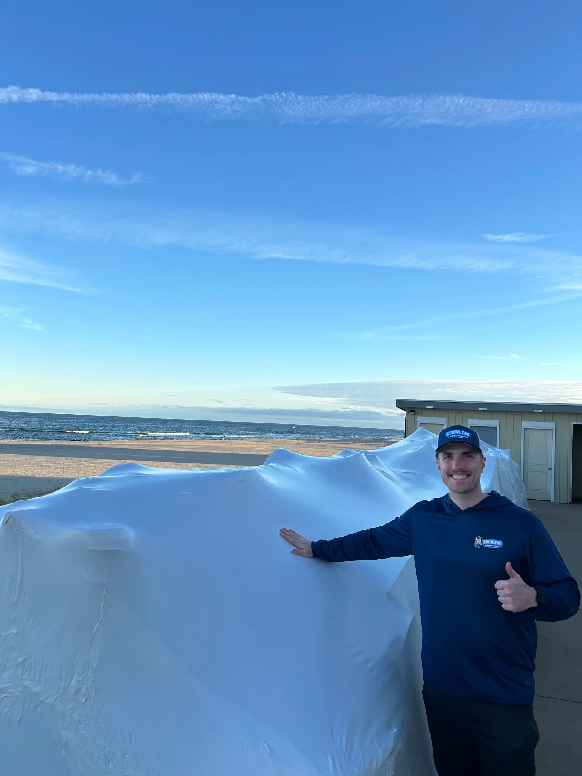 Gallery photos for Outdoor Furniture Shrink Wrapped for Winter in Long Branch: Image #3