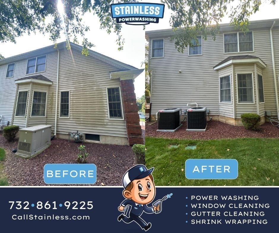 Before and After Soft Wash in Manalapan image