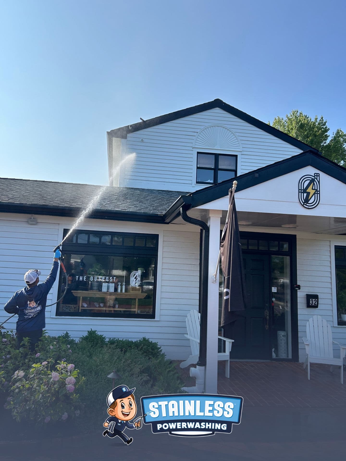 Storefront Power Washing and Window Cleaning in Little Silver NJ image