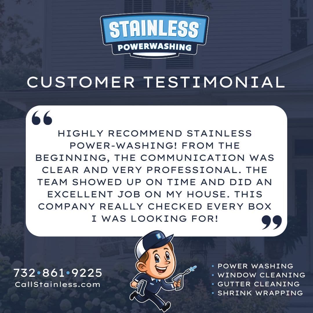 What Our Customers Are Saying About Stainless Power Washing image