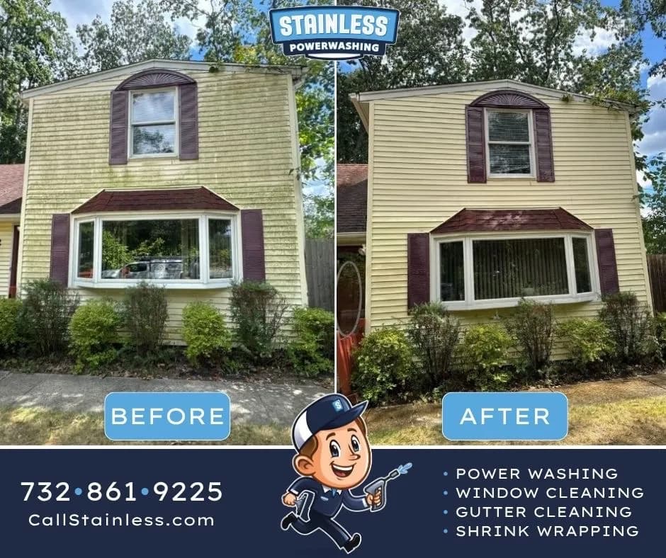 House Washing Knocks Out Algae and Grime in Atlantic Highlands NJ image