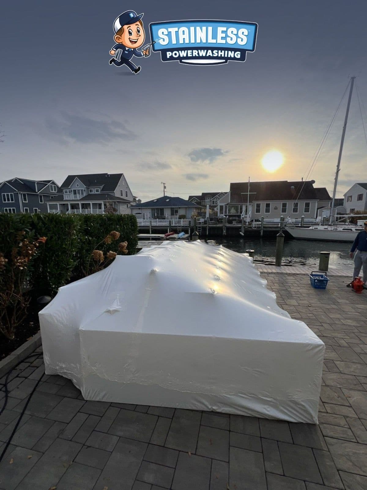 Outdoor Furniture Shrink Wrapping in Sea Girt image