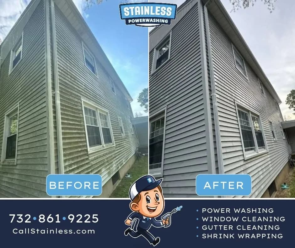 Algae-Covered Siding Gets a Fresh Start in Manalapan image