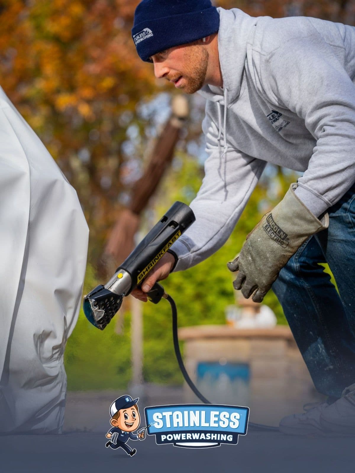 Outdoor Furniture Shrink Wrapping in Rumson Before Winter Hits image