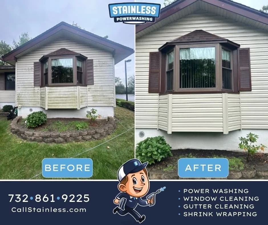 Algae and Buildup Were No Match for This Marlboro House Wash image